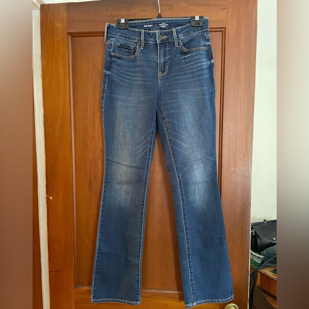 Old Navy High Rise Kicker Boot Cut  Jeans EUC